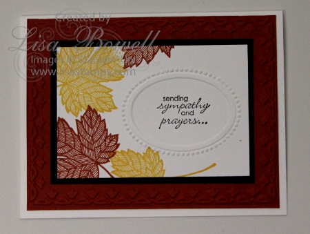 Magnificent Maple – Sympathy Card