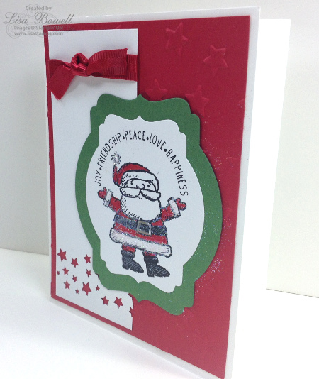 Say “Hello” to Santa with this Framelits Card Project