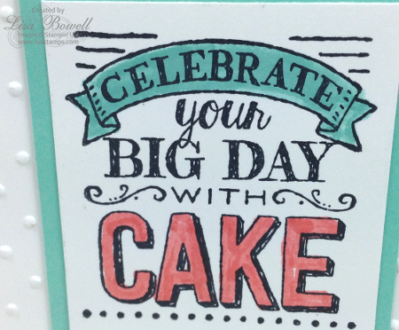 ‘Celebrate Your Big Day with Cake’ Card